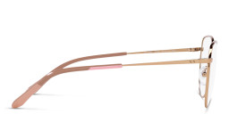 Armani Exchange Round Eyeglasses in Rose Gold – Product Photo 3