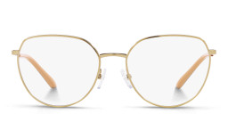 Armani Exchange Round Eyeglasses in Gold – Product Photo 1