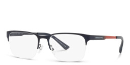 Armani Exchange Half-Rim Rectangle Eyeglasses in Blue – Product Photo 2