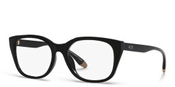 Armani Exchange Square Eyeglasses in Black – Product Photo 2