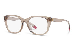 Armani Exchange Square Eyeglasses in Beige – Product Photo 2