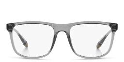 Armani Exchange A|X Logo Wide Square Eyeglasses in Grey – Product Photo 1