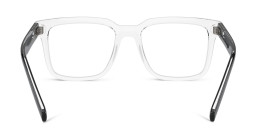 Shop Dolce & Gabbana Square Eyeglasses in Crystal online.