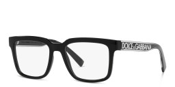 Shop Dolce & Gabbana Square Eyeglasses in Black online.