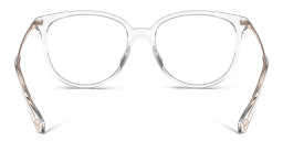 Michael Kors Westport Round Eyeglasses in Clear – Product Photo 4