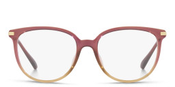 Shop Michael Kors Westport Round Eyeglasses in Pink online.