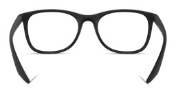 Prada Linea Rossa Logo Signature Pillow Eyeglasses in Matte Black – Product Photo 4