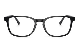 Ray-Ban Unisex Square Eyeglasses in Black – Product Photo 1