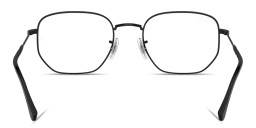 تسوق نظارات طبية أوبتيكس بإطار غير منتظم للجنسين راي بان بلون أسود أونلاين.