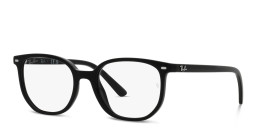 Shop Ray-Ban Junior Elliot Kids Irregular Eyeglasses in Black online.