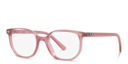 Shop Ray-Ban Junior Elliot Kids Irregular Eyeglasses in Pink online.
