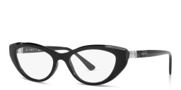 Vogue Eyewear Cat-Eye Eyeglasses in Black – Product Photo 2