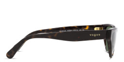 Shop Vogue Eyewear Cat Eye Sunglasses in Havana online.