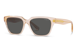 Vogue Eyewear Rectangle Sunglasses in Beige – Product Photo 2