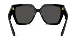 نظارات شمسية مربّعة كبيرة من دولتشي آند غابانا بلون أسود - صورة المنتج 4