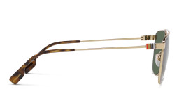 BURBERRY Wide Pilot Sunglasses in Light Gold – Product Photo 3