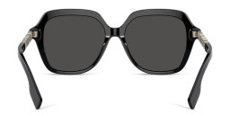 Shop BURBERRY Square Sunglasses in Black online.