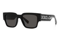 Shop Dolce & Gabbana Square Sunglasses in Black online.