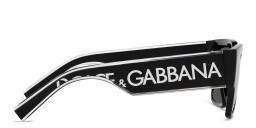 Shop Dolce & Gabbana Square Sunglasses in Black online.