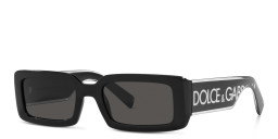 Dolce & Gabbana Rectangle Sunglasses in Black – Product Photo 2