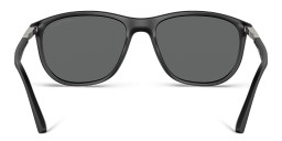 Emporio Armani Logo Pillow Sunglasses in Matte Black – Product Photo 5