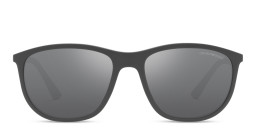Emporio Armani Logo Pillow Sunglasses in Matte Grey – Product Photo 1