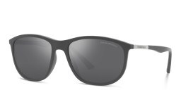 Emporio Armani Logo Pillow Sunglasses in Matte Grey – Product Photo 2