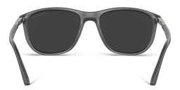 Emporio Armani Logo Pillow Sunglasses in Matte Grey – Product Photo 4
