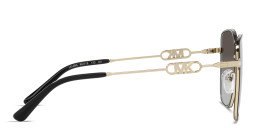 Michael Kors Square Sunglasses in Black Gold – Product Photo 3