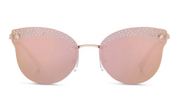 Michael Kors Rimless Cat-Eye Sunglasses in Rose Gold – Product Photo 1