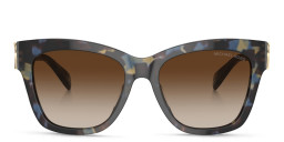 Michael Kors Empire Square Butterfly Sunglasses in Blue/Brown Gradient – Product Photo 2