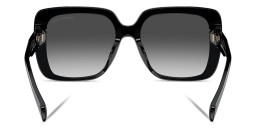 Michael Kors Mallorca Oversized Square Sunglasses in Black – Product Photo 4