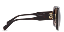 Michael Kors Oversized Square Sunglasses in Havana – Product Photo 3