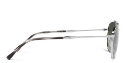 تسوق نظارات شمسية غير منتظمة للجنسين راي بان بلون فضي أونلاين.