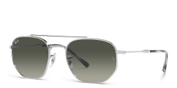 Shop Ray-Ban Unisex Irregular Sunglasses in Silver online.