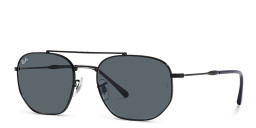 Shop Ray-Ban Unisex Irregular Sunglasses in Black online.