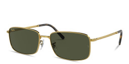 Ray-Ban Unisex Rectangle Sunglasses in Gold – Product Photo 2