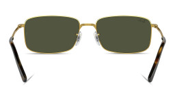 Ray-Ban Unisex Rectangle Sunglasses in Gold – Product Photo 4