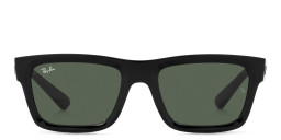 Ray-Ban Warren Unisex Rectangle Sunglasses in Black – Product Photo 1