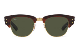 Shop Ray-Ban Mega Clubmaster Unisex Square Sunglasses in Havana online.