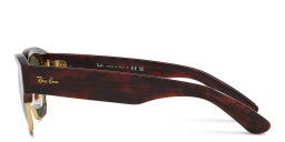 Shop Ray-Ban Mega Clubmaster Unisex Square Sunglasses in Havana online.