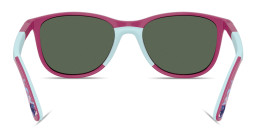 Shop Ray-Ban Junior Lilo & Stitch Kids Square Sunglasses in Fucsia & Rubber Azzurre online.