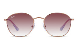 Ray-Ban Junior Kids Irregular Sunglasses in Rose Gold – Product Photo 1