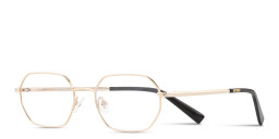 Shop Guess Unisex Irregular Eyeglasses in Gold online.