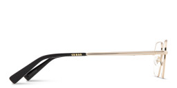 Shop Guess Unisex Irregular Eyeglasses in Gold online.