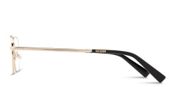 Shop Guess Unisex Irregular Eyeglasses in Gold online.