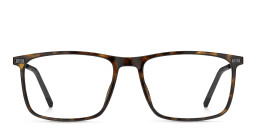 Tommy Hilfiger Rectangle Eyeglasses in Havana – Product Photo 1