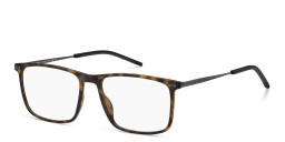 Tommy Hilfiger Rectangle Eyeglasses in Havana – Product Photo 2