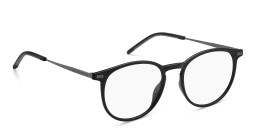 Tommy Hilfiger Unisex Round Eyeglasses in Black – Product Photo 3
