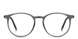 Tommy Hilfiger Unisex Round Eyeglasses in Grey – Product Photo 1